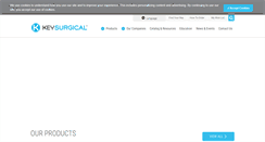 Desktop Screenshot of keysurgical.com